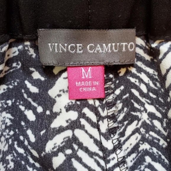 Vince Camuto Drawstring Herringbone Tuxedo Pants - Picture 9 of 9